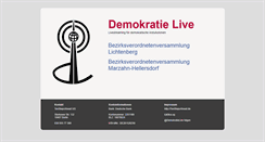 Desktop Screenshot of demokratielive.org